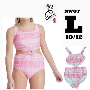 Art Class Cutout pink tye dye kids Large